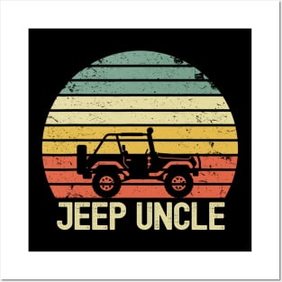 Jeep Uncle Vintage Jeep Posters and Art